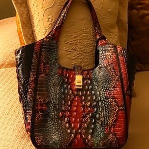 Gorgeous Brahmin Komodo Sunriver double strap, oversized market tote